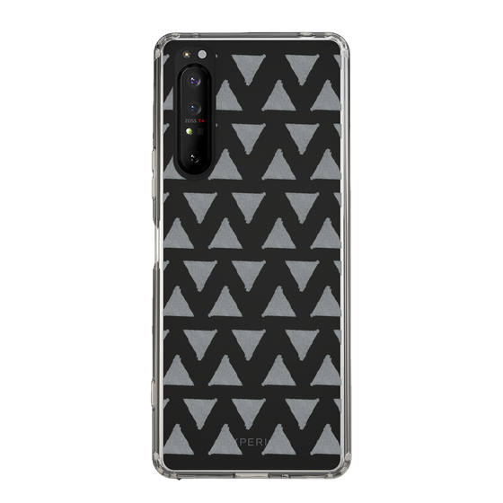 Slim Protection Case［ Original - Favorite Color Triangle - Black ］
