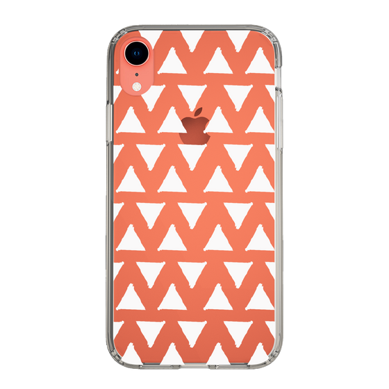 Slim Protection Case［ Original - Favorite Color Triangle - White ］
