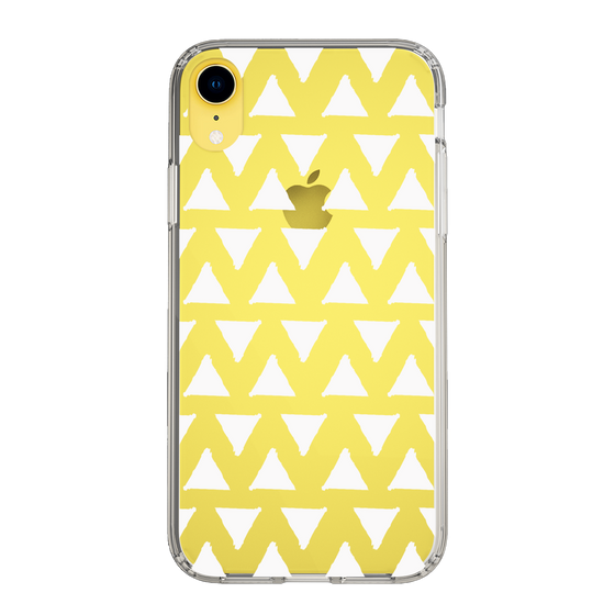 Slim Protection Case［ Original - Favorite Color Triangle - White ］