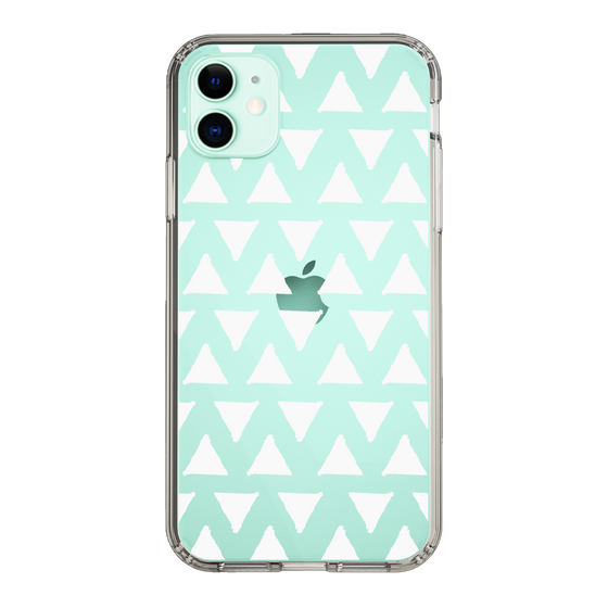 Slim Protection Case［ Original - Favorite Color Triangle - White ］