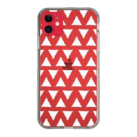 Slim Protection Case［ Original - Favorite Color Triangle - White ］
