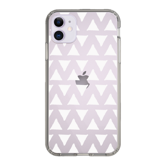 Slim Protection Case［ Original - Favorite Color Triangle - White ］