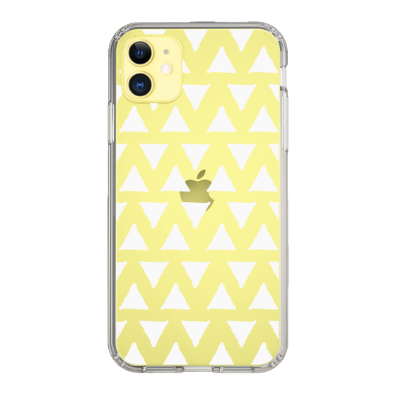 Slim Protection Case［ Original - Favorite Color Triangle - White ］