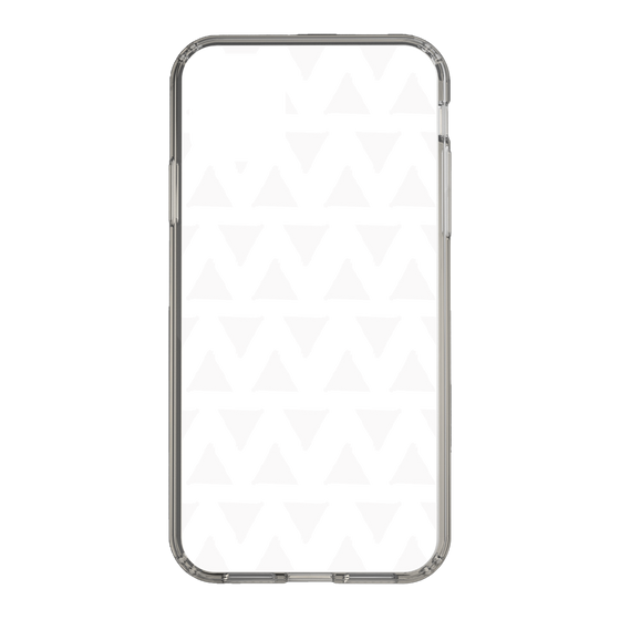 Slim Protection Case［ Original - Favorite Color Triangle - White ］