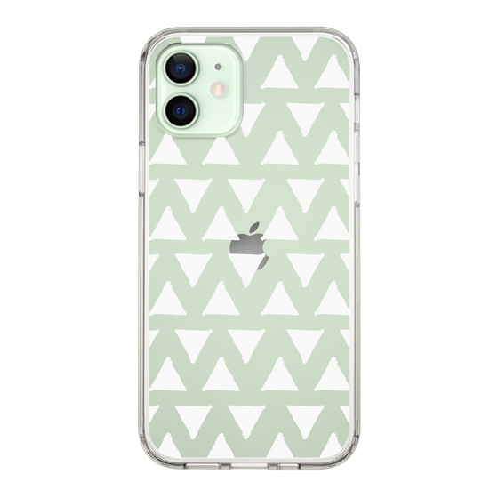 Slim Protection Case［ Original - Favorite Color Triangle - White ］