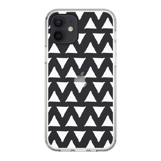 Slim Protection Case［ Original - Favorite Color Triangle - White ］