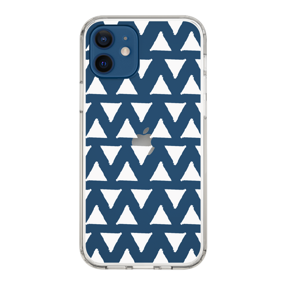Slim Protection Case［ Original - Favorite Color Triangle - White ］