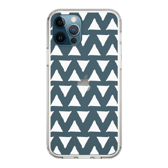Slim Protection Case［ Original - Favorite Color Triangle - White ］
