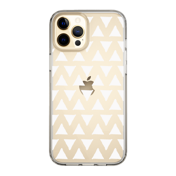 Slim Protection Case［ Original - Favorite Color Triangle - White ］