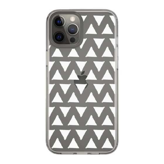 Slim Protection Case［ Original - Favorite Color Triangle - White ］