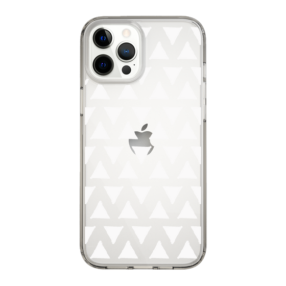 Slim Protection Case［ Original - Favorite Color Triangle - White ］