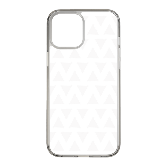 Slim Protection Case［ Original - Favorite Color Triangle - White ］