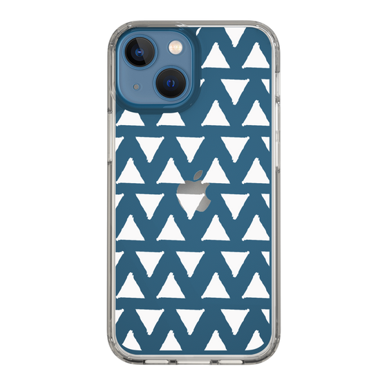 Slim Protection Case［ Original - Favorite Color Triangle - White ］