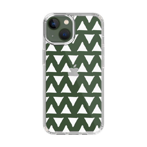 Slim Protection Case［ Original - Favorite Color Triangle - White ］