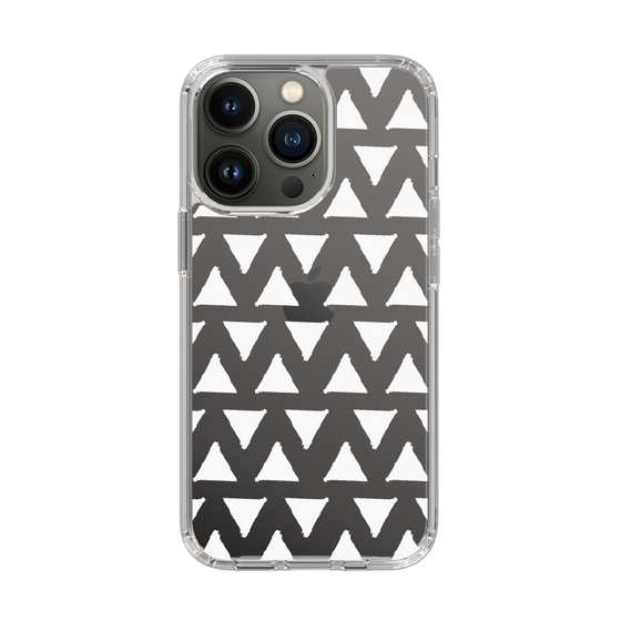 Slim Protection Case［ Original - Favorite Color Triangle - White ］