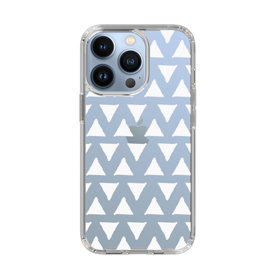 Slim Protection Case［ Original - Favorite Color Triangle - White ］