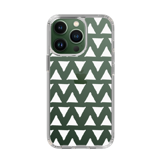 Slim Protection Case［ Original - Favorite Color Triangle - White ］
