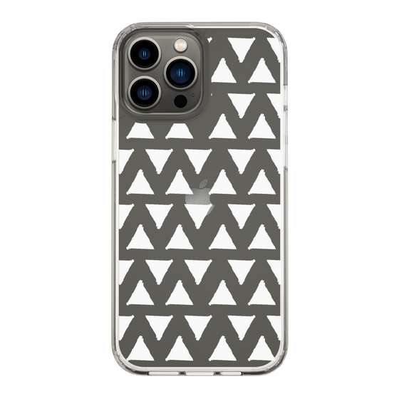 Slim Protection Case［ Original - Favorite Color Triangle - White ］