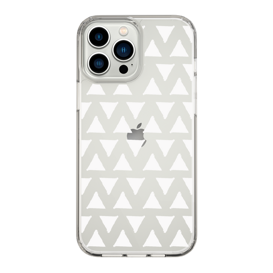 Slim Protection Case［ Original - Favorite Color Triangle - White ］