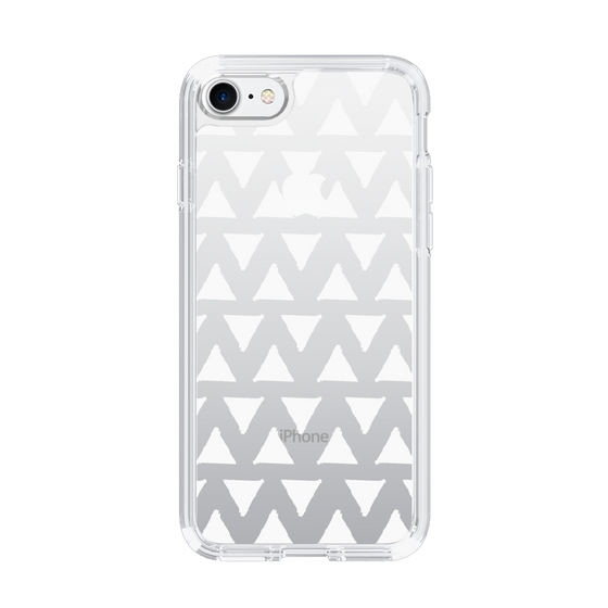 Slim Protection Case［ Original - Favorite Color Triangle - White ］