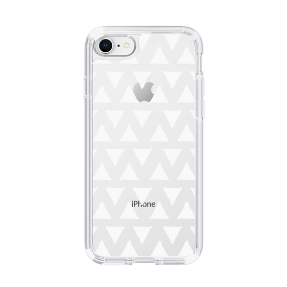 Slim Protection Case［ Original - Favorite Color Triangle - White ］
