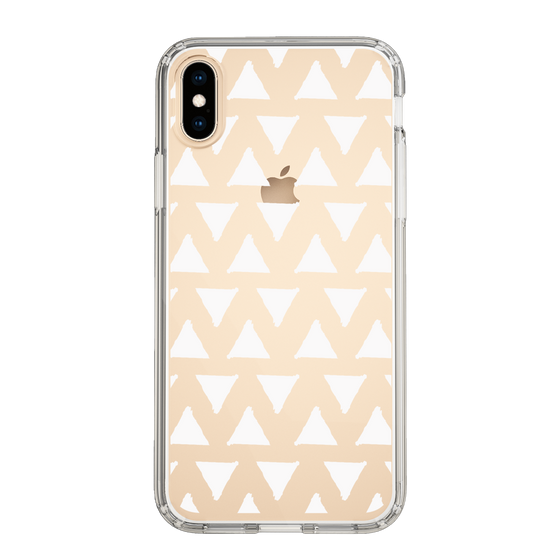 Slim Protection Case［ Original - Favorite Color Triangle - White ］