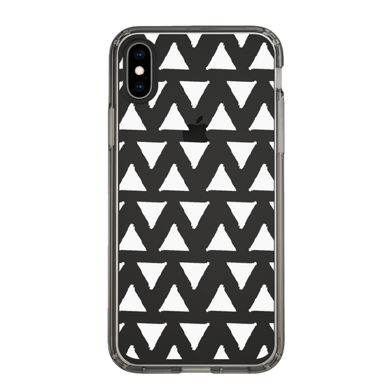 Slim Protection Case［ Original - Favorite Color Triangle - White ］