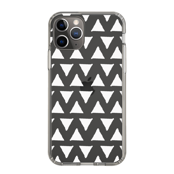 Slim Protection Case［ Original - Favorite Color Triangle - White ］