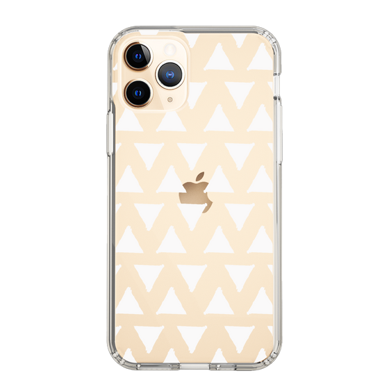 Slim Protection Case［ Original - Favorite Color Triangle - White ］