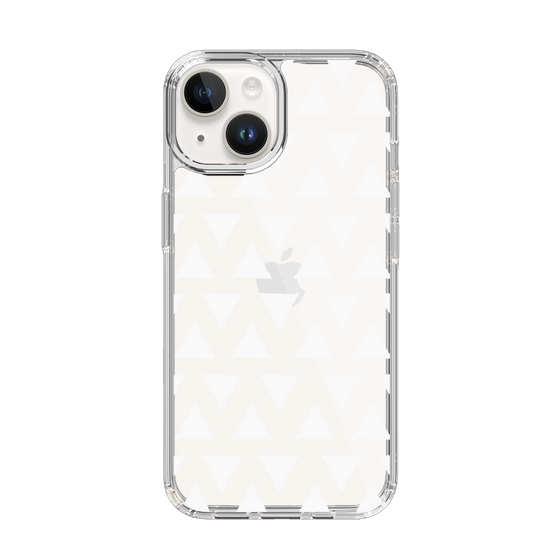 Slim Protection Case［ Original - Favorite Color Triangle - White ］