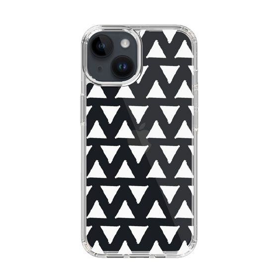 Slim Protection Case［ Original - Favorite Color Triangle - White ］