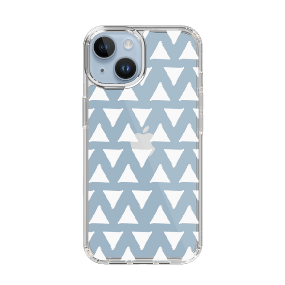Slim Protection Case［ Original - Favorite Color Triangle - White ］