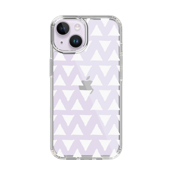Slim Protection Case［ Original - Favorite Color Triangle - White ］
