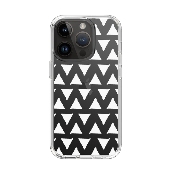 Slim Protection Case［ Original - Favorite Color Triangle - White ］