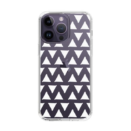 Slim Protection Case［ Original - Favorite Color Triangle - White ］