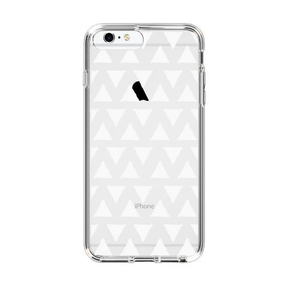 Slim Protection Case［ Original - Favorite Color Triangle - White ］