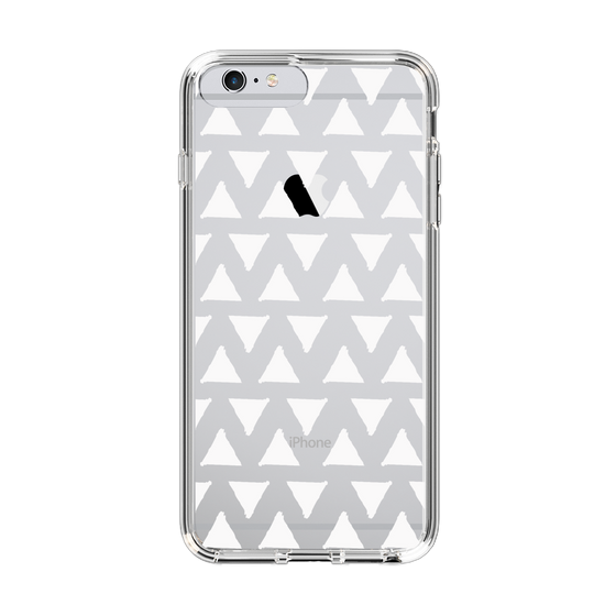 Slim Protection Case［ Original - Favorite Color Triangle - White ］