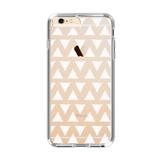 Slim Protection Case［ Original - Favorite Color Triangle - White ］
