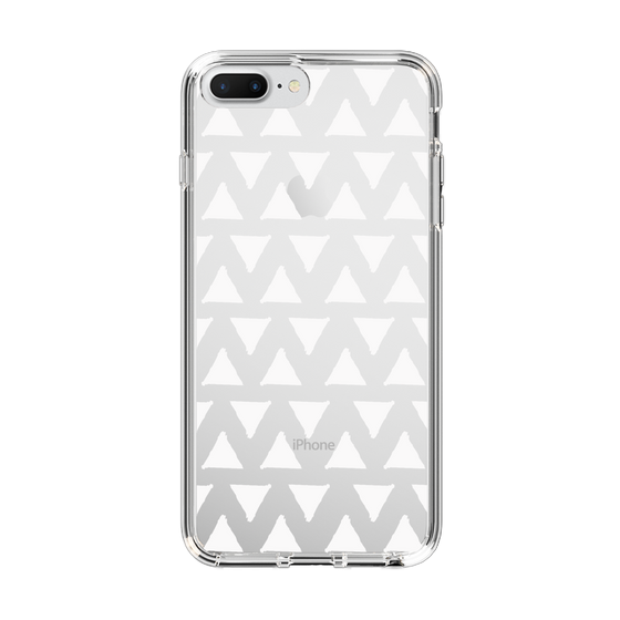 Slim Protection Case［ Original - Favorite Color Triangle - White ］