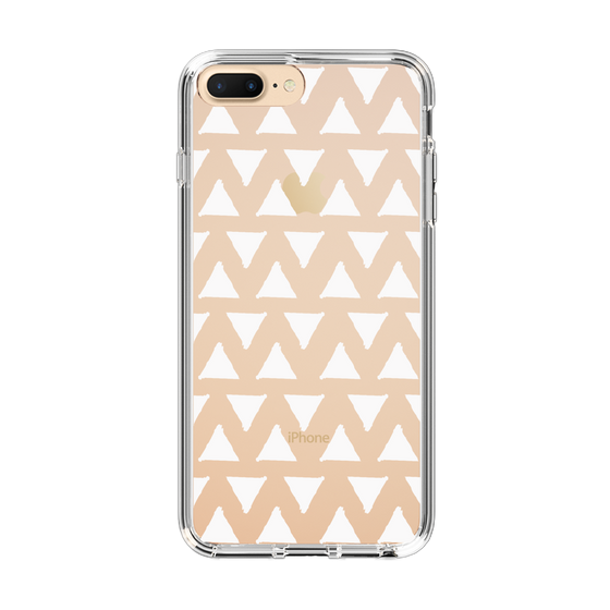 Slim Protection Case［ Original - Favorite Color Triangle - White ］
