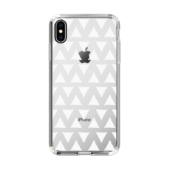 Slim Protection Case［ Original - Favorite Color Triangle - White ］