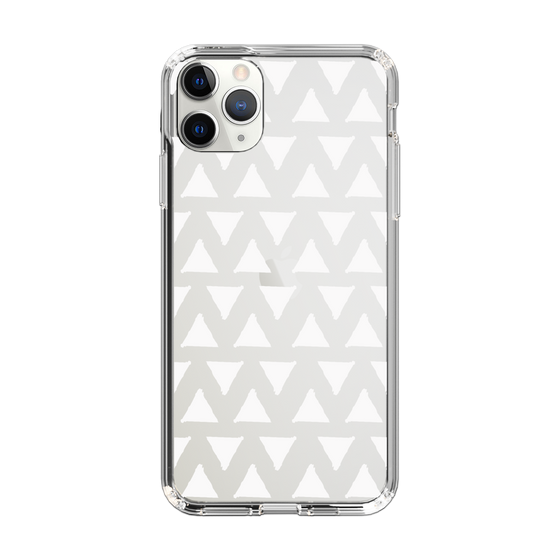 Slim Protection Case［ Original - Favorite Color Triangle - White ］