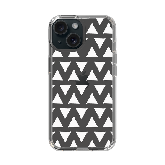 Slim Protection Case［ Original - Favorite Color Triangle - White ］