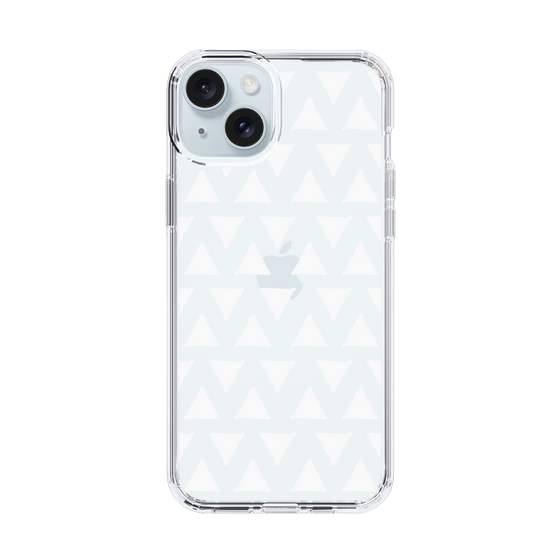Slim Protection Case［ Original - Favorite Color Triangle - White ］