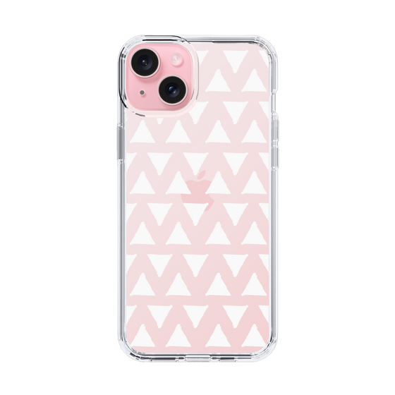 Slim Protection Case［ Original - Favorite Color Triangle - White ］