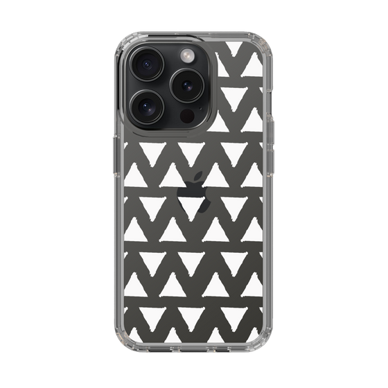 Slim Protection Case［ Original - Favorite Color Triangle - White ］