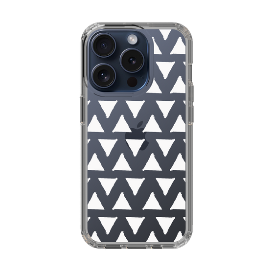 Slim Protection Case［ Original - Favorite Color Triangle - White ］