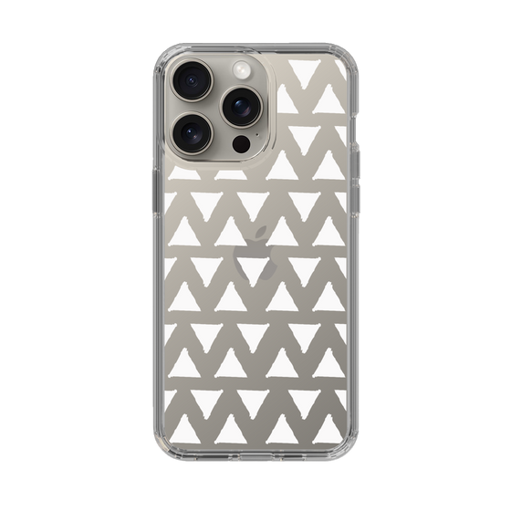 Slim Protection Case［ Original - Favorite Color Triangle - White ］