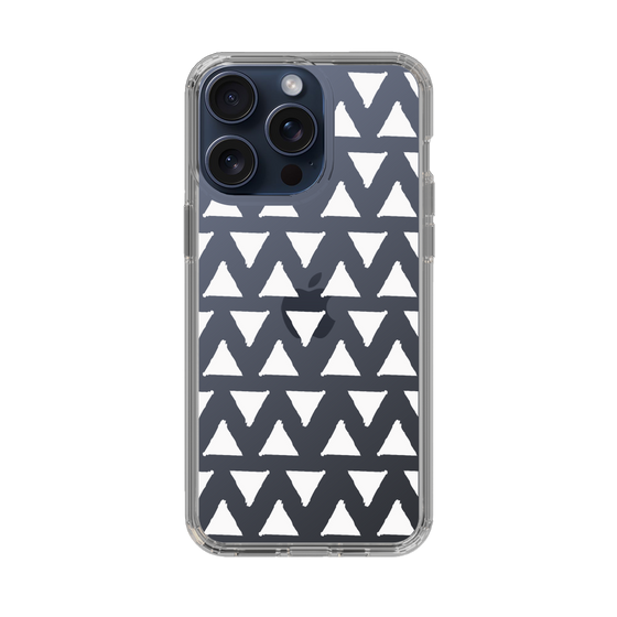 Slim Protection Case［ Original - Favorite Color Triangle - White ］