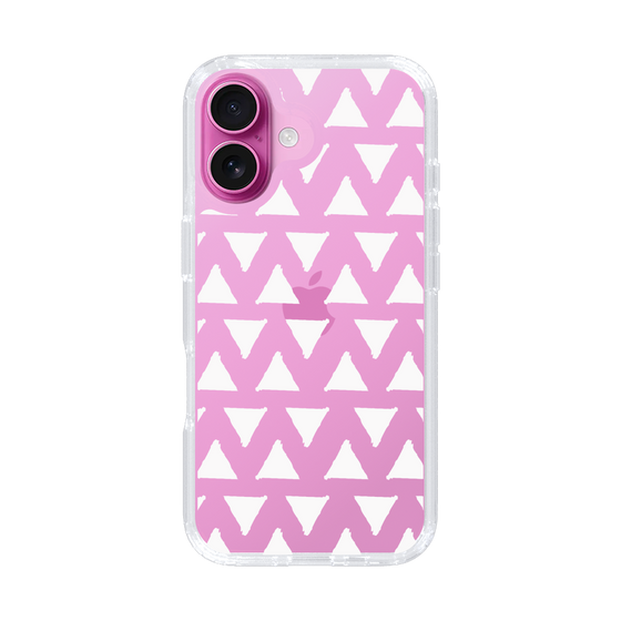 Slim Protection Case［ Original - Favorite Color Triangle - White ］